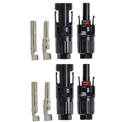 2 Pairs Male/Female Solar Connectors
