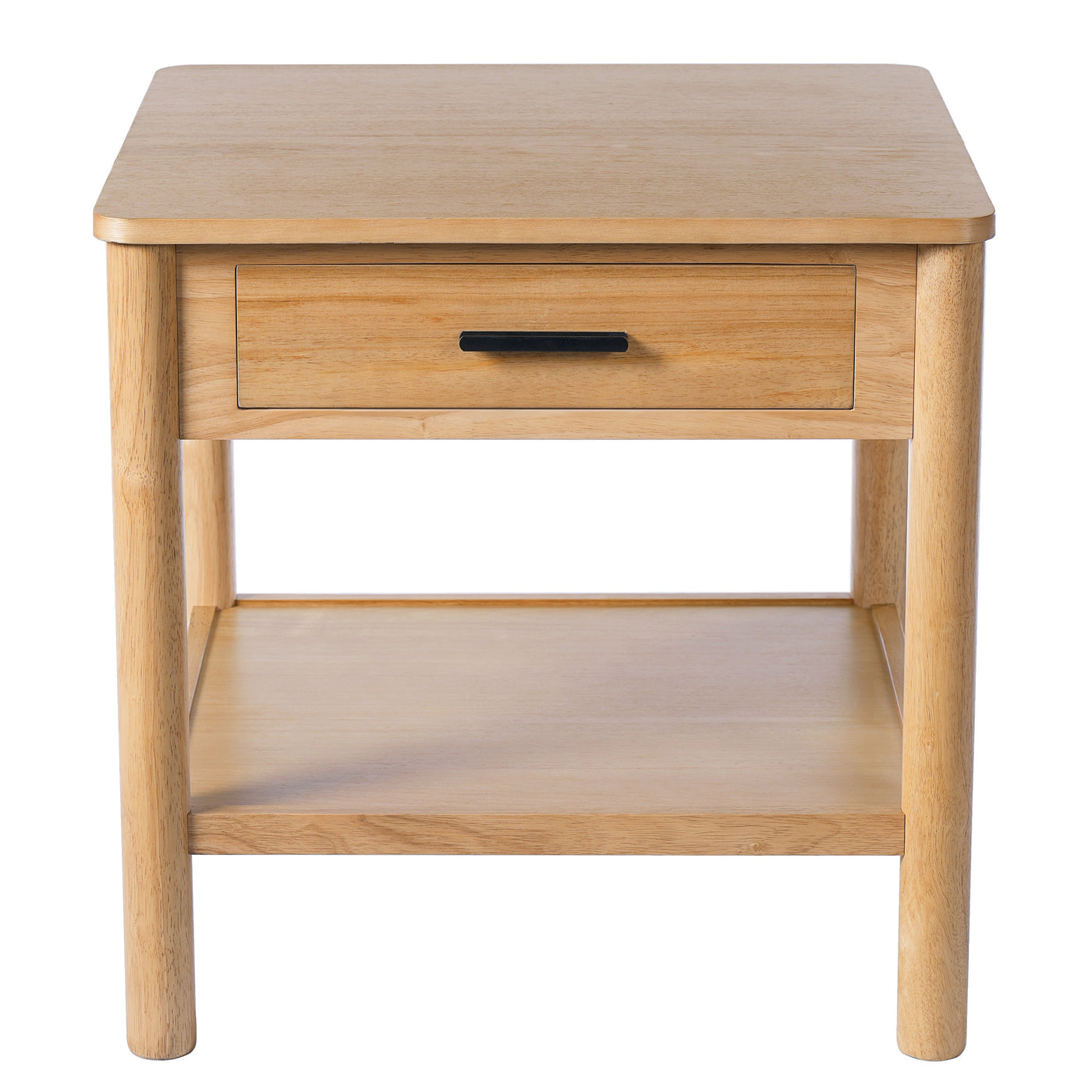END TABLE K/D WITH 1 DRAWER,NATURAL COLOR