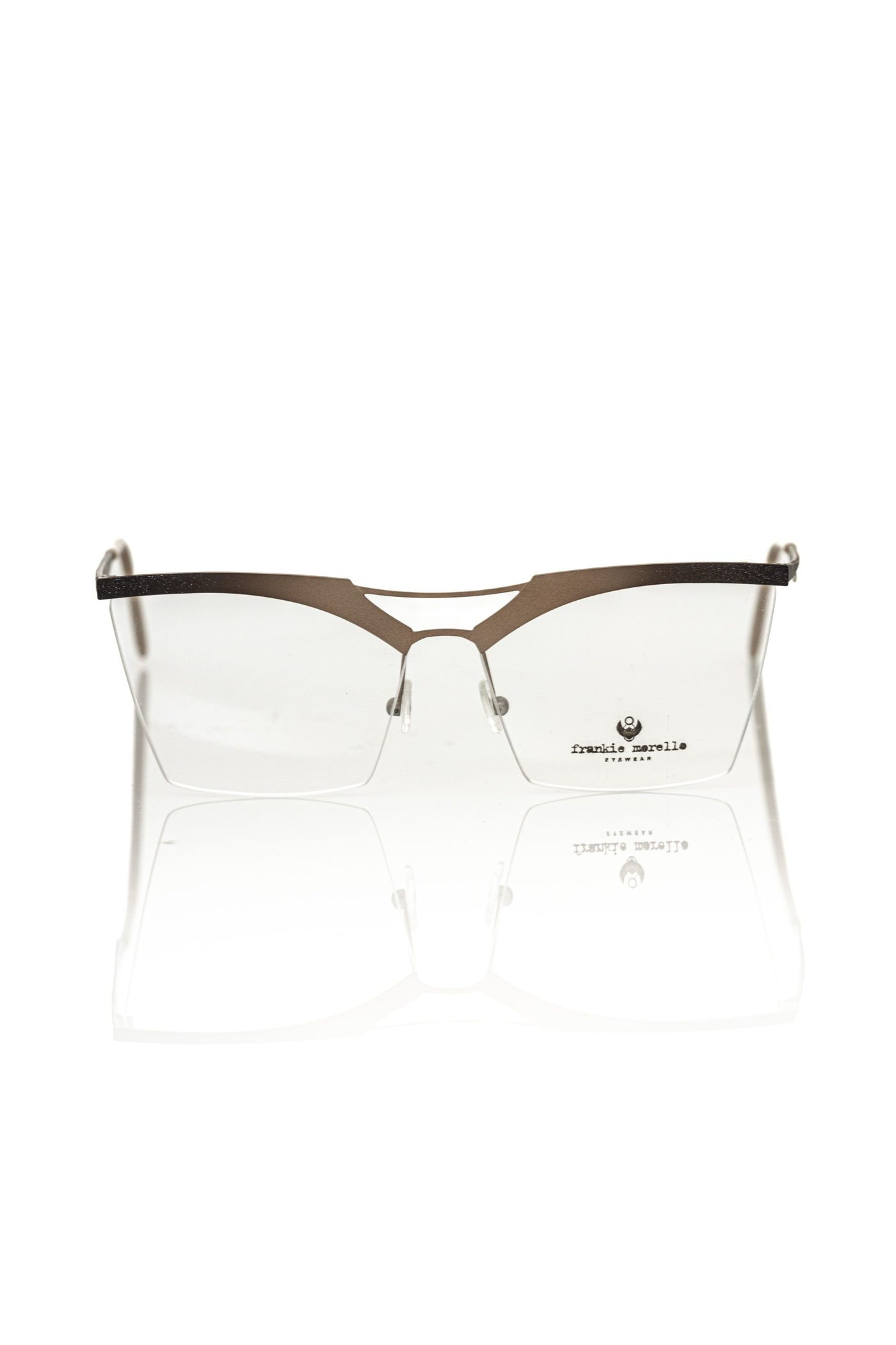 Frankie Morello Gold Metallic Women's Eyeglass Frame