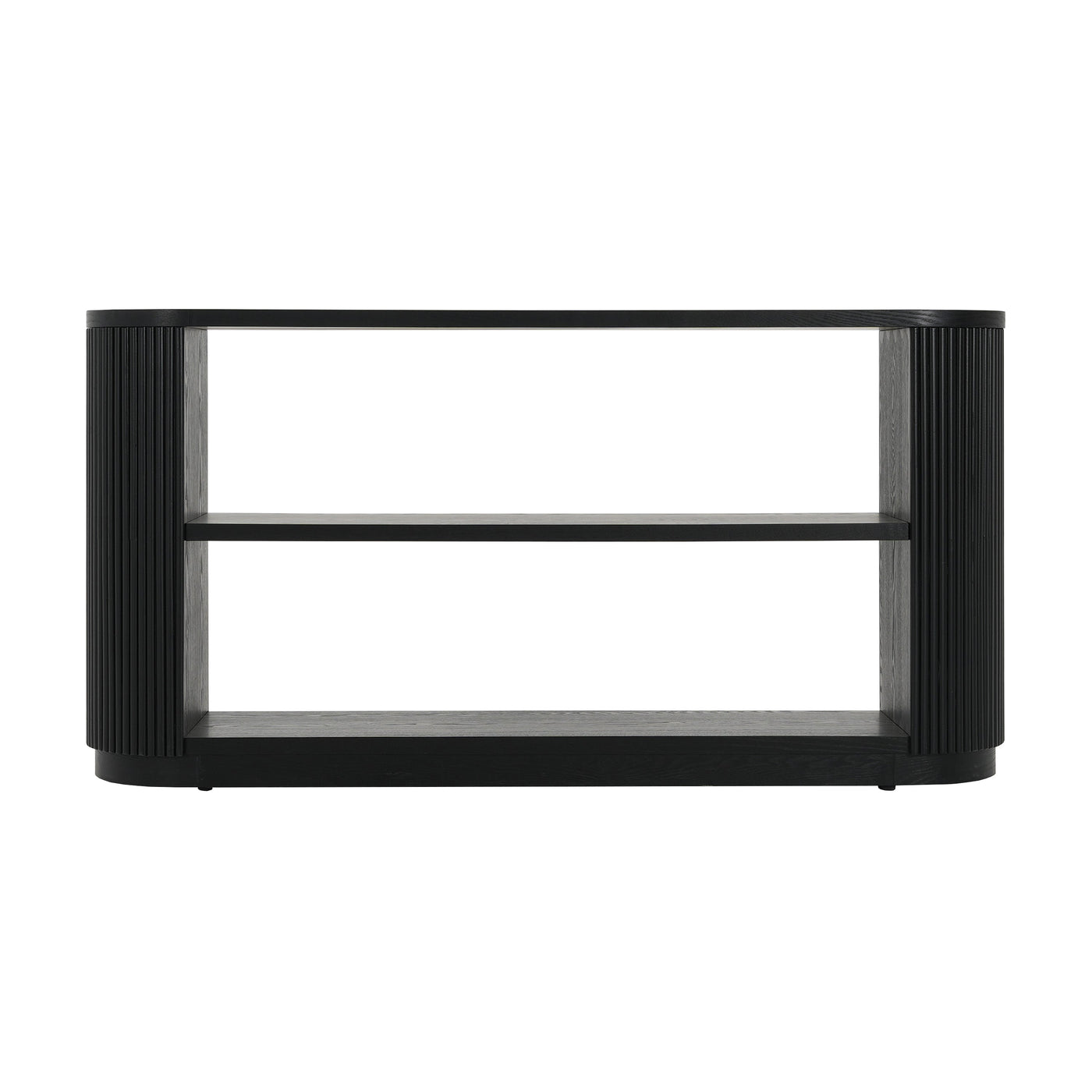 Mirod Modern Entryway Console Table - Slim Sofa Table with Open Shelf & Elegant Wood Grain, Multi-Functional Hallway Table for Living Room