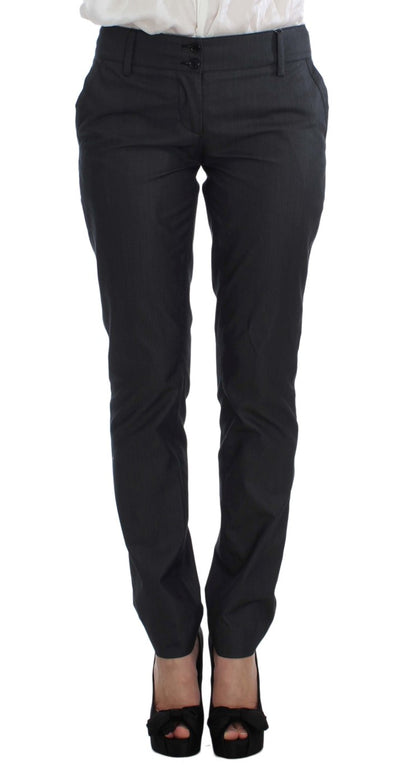 Exte Gray One Button Two Piece Suit