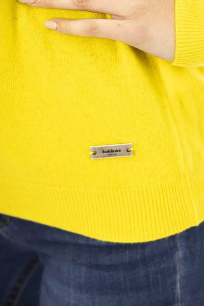 Baldinini Trend Yellow Cashmere Women Sweater