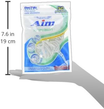 Aim Precision Floss Picks with Fluoridex Thread 50 ct (Pack of 6)