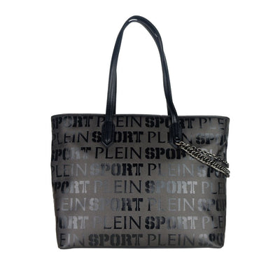 Plein Sport Black Polyester Women Shoulder Bag