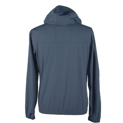 Emilio Romanelli Blue Synthetic Men Jacket