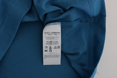 Dolce & Gabbana Blue Cotton 2017 Motive T-Shirt
