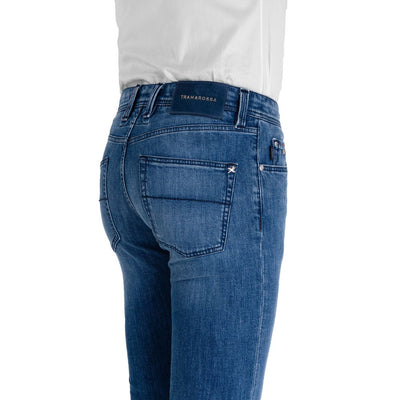 Tramarossa Blue Cotton Men Jeans