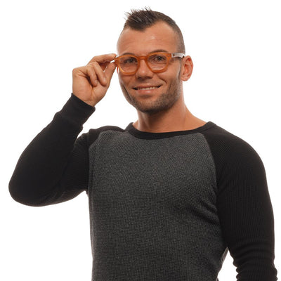 Ermenegildo Zegna Brown Men Glasses Frame