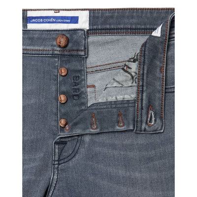 Jacob Cohen Gray Cotton Men Jeans
