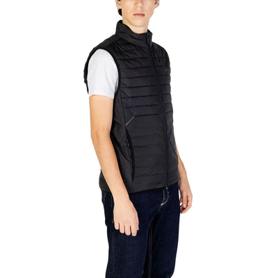 Hugo Boss Black Polyester Sleveless Jacket