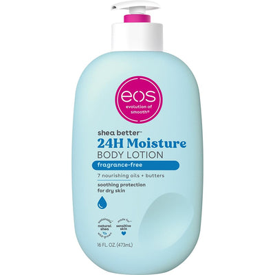 eos Shea Better Body Lotion- Crème de Pistachio, 24-Hour Moisture Skin Care, Lightweight & Non-Greasy, Made with Natural Shea, Vegan, 16 fl oz
