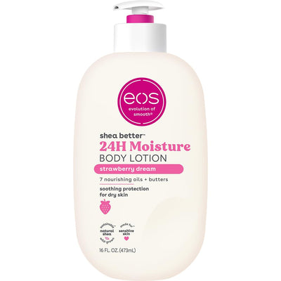 eos Shea Better Body Lotion- Crème de Pistachio, 24-Hour Moisture Skin Care, Lightweight & Non-Greasy, Made with Natural Shea, Vegan, 16 fl oz