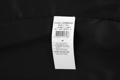 Dolce & Gabbana Black Polka Dot Pattern Vest