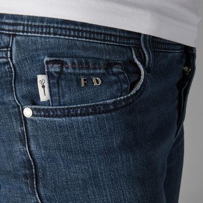 Tramarossa Blue Cotton Men Jeans