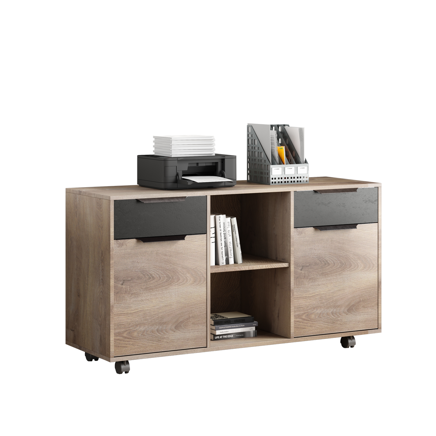 The sub cabinet of the table