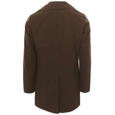 People Of Shibuya Brown Recycled Polyester Men Jacket
