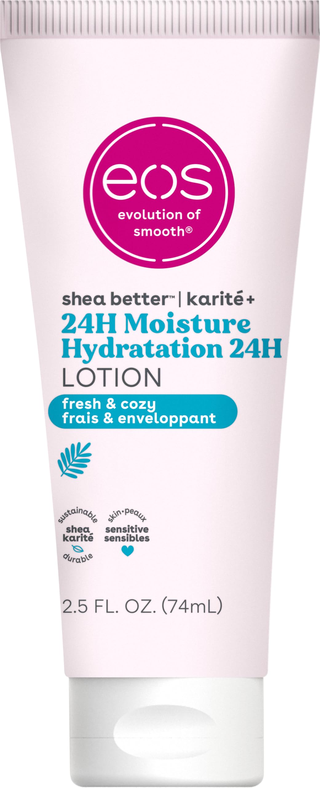 eos Shea Better Body Lotion- Crème de Pistachio, 24-Hour Moisture Skin Care, Lightweight & Non-Greasy, Made with Natural Shea, Vegan, 16 fl oz