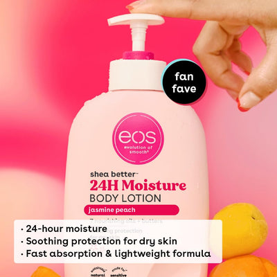 eos Shea Better Body Lotion- Crème de Pistachio, 24-Hour Moisture Skin Care, Lightweight & Non-Greasy, Made with Natural Shea, Vegan, 16 fl oz