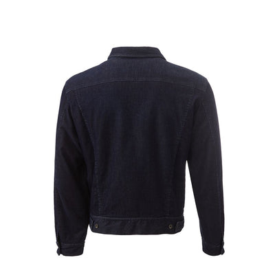 Lardini Blue Cotton Jackets & Coat