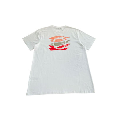 Trussardi Beachwear White Cotton Men's T-Shirt