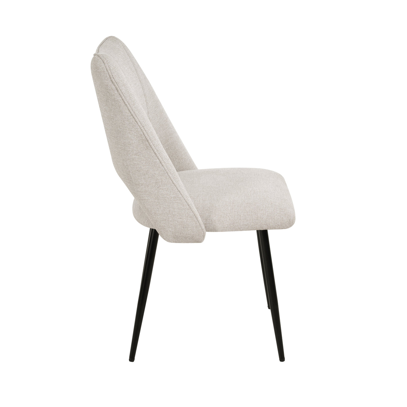 5-Piece Dining Table and Chair Set, Including 4 Beige Chairs and a Retractable Dining Table in White, Suitable For 4 to 6 People's Dining Tables, Suitable for Kitchens and Living Rooms