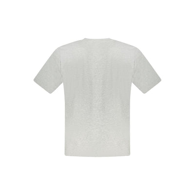 North Sails Gray Cotton Men T-Shirt