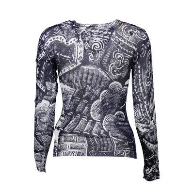 Desigual Blue Viscose Women Sweater
