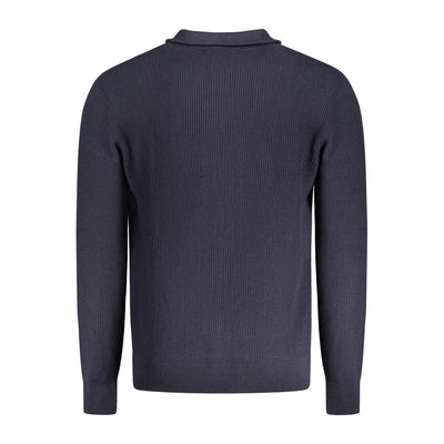 Guess Jeans Blue Cotton Men Sweater