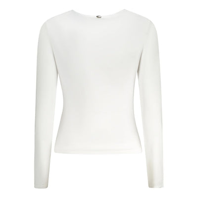 Guess Jeans White Polyester Women T-Shirt