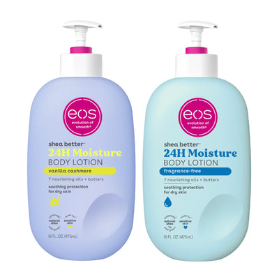 eos Shea Better Body Lotion- Crème de Pistachio, 24-Hour Moisture Skin Care, Lightweight & Non-Greasy, Made with Natural Shea, Vegan, 16 fl oz