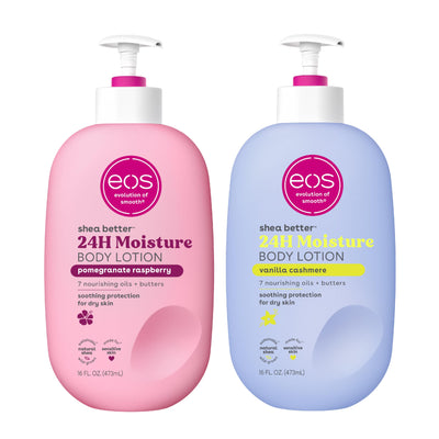 eos Shea Better Body Lotion- Crème de Pistachio, 24-Hour Moisture Skin Care, Lightweight & Non-Greasy, Made with Natural Shea, Vegan, 16 fl oz
