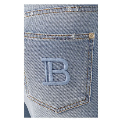 Balmain Blue Cotton Women's Jeans