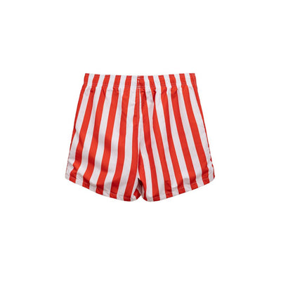 Emporio Armani Red Polyester Swim Short