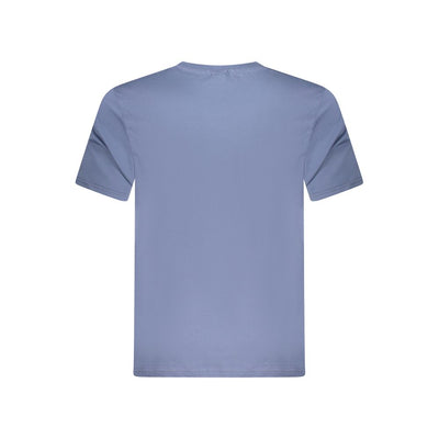 North Sails Blue Cotton Men T-Shirt