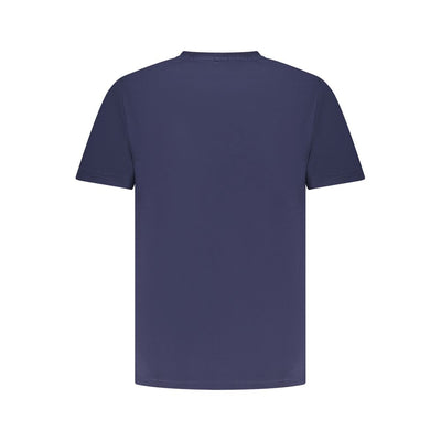 North Sails Blue Cotton Men T-Shirt