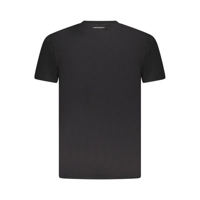 Trussardi Black Cotton Men T-Shirt