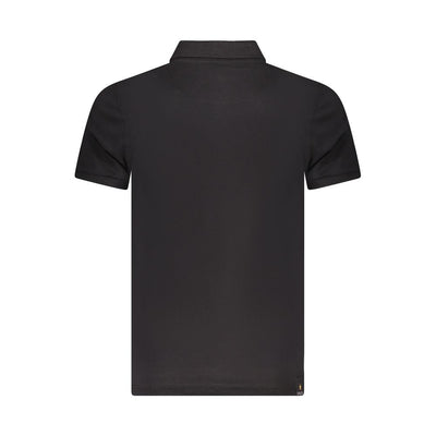 Accademia Militare Black Cotton Polo Shirt