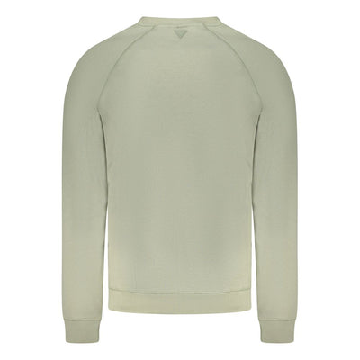 Guess Jeans Green Cotton Men Sweater