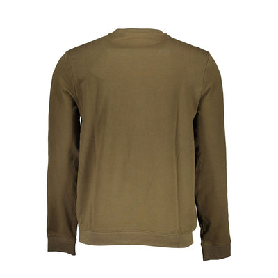 Guess Jeans Green Cotton Men Sweater