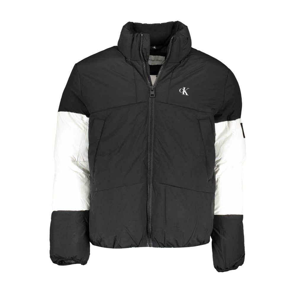 Calvin Klein Black Recycled Polyester Men Jacket