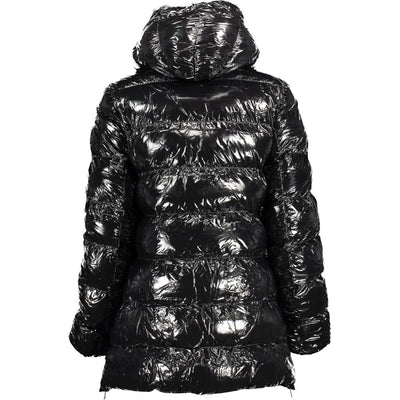 U.S. POLO ASSN. Black Polyester Jackets & Coat