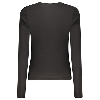 Guess Jeans Black Cotton Women T-Shirt