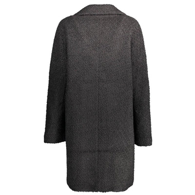 Desigual Black Polyester Jackets & Coat