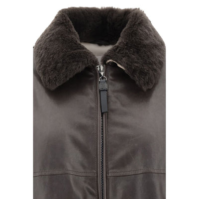 Brunello Cucinelli Leather Jacket