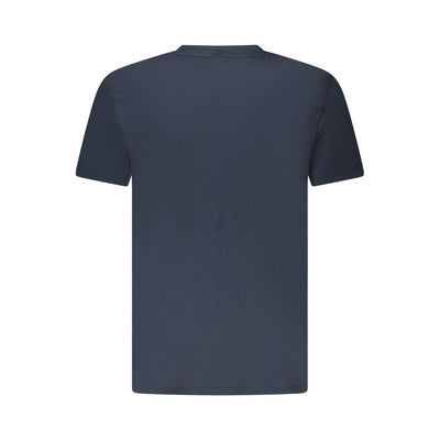 Hugo Boss Blue Cotton Men T-Shirt