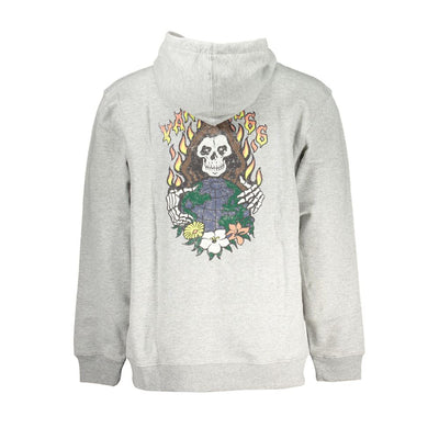 Vans Gray Cotton Men Sweatshirt