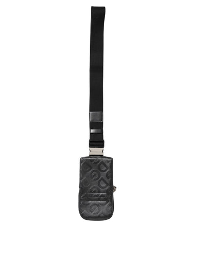 Dolce & Gabbana Gray DG Logo Mania Purse Phone Belt Waist Men Borse Bag