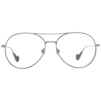 Moncler Gray Metal Glasses Frame