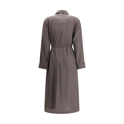 Fendi FF silk jacquard Dress