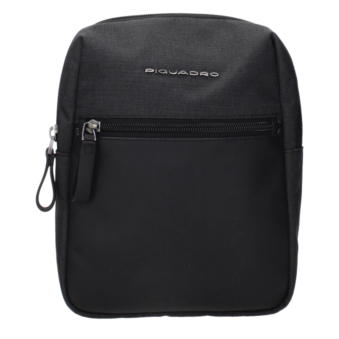 Piquadro Black Fabric Crossbody Bags